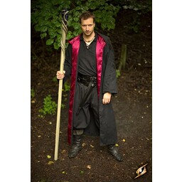 Wizard robe, black-red - Celtic Webmerchant