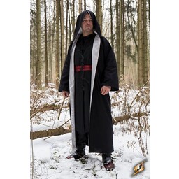 Wizard robe, black-silver - Celtic Webmerchant