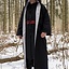 Wizard robe, black-silver - Celtic Webmerchant