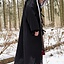 Wizard robe, black-silver - Celtic Webmerchant