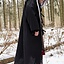Wizard Robe, schwarz-silber - Celtic Webmerchant