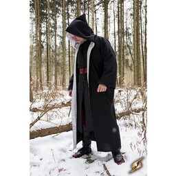 Wizard robe, black-silver - Celtic Webmerchant