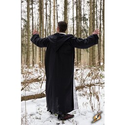 Wizard robe, black-silver - Celtic Webmerchant