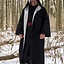 Wizard robe, black-silver - Celtic Webmerchant