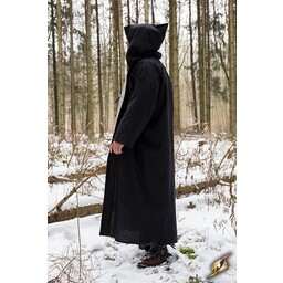 Wizard robe, black-silver - Celtic Webmerchant