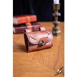 Potionholder med to flasker, brun - Celtic Webmerchant