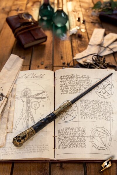 Wand Necronomicon, czarny - Celtic Webmerchant