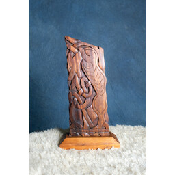 Viking wood carving Fenrir - Celtic Webmerchant