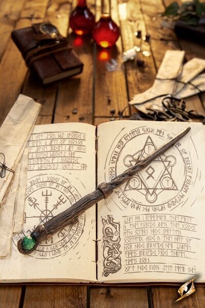 Wand Druid, brown - Celtic Webmerchant