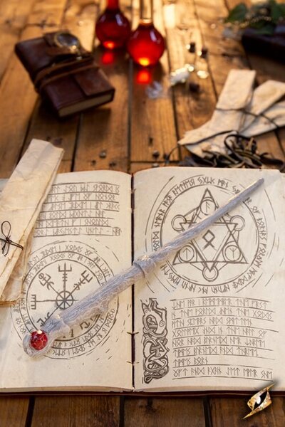 Wand Druide, weiß - Celtic Webmerchant