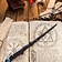 Epic Armoury Wand Druid, sort - Celtic Webmerchant