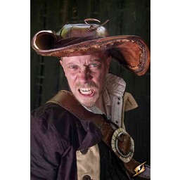 Tricorn Blackbeard, brown - Celtic Webmerchant