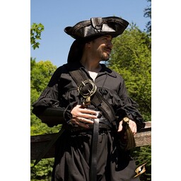 Tricorn Blackbeard, black - Celtic Webmerchant