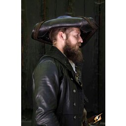 Dreispitz Blackbeard, schwarz - Celtic Webmerchant