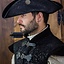 Tricorn Three Dooblons, Deluxe, Black - Celtic Webmerchant
