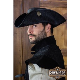 Tricorn Drei Doublonen, Deluxe, Schwarz - Celtic Webmerchant