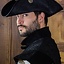 Tricorn Three Dooblons, Deluxe, Black - Celtic Webmerchant