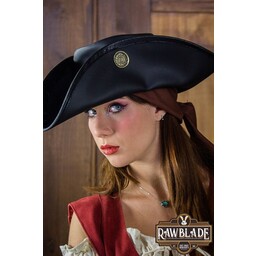 Tricorne trois doublons, noir - Celtic Webmerchant