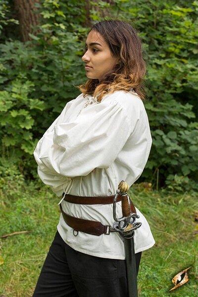 Cinturón de espada de dos partes, marrón - Celtic Webmerchant