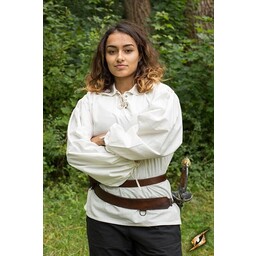 Two-part sword belt, brown - Celtic Webmerchant