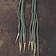 Epic Armoury Tie laces with aiglets, set of 6, green - Celtic Webmerchant