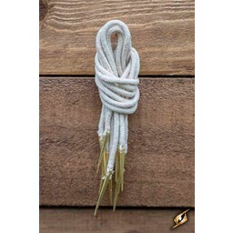 Tie laces with aiglets, set of 6, natural - Celtic Webmerchant