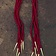 Epic Armoury Tie laces with aiglets, set of 6, red - Celtic Webmerchant