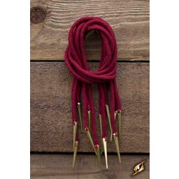 Veter met aglets, set van 6, rood - Celtic Webmerchant