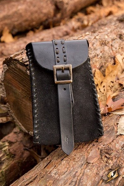 Square pouch Raymond, black - Celtic Webmerchant