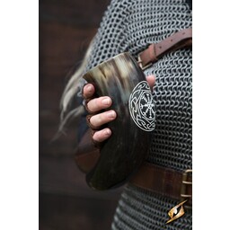 Viking drinkhoorn Aegisjalmur, licht - Celtic Webmerchant