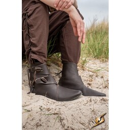 Chaussures Viking Jorvik avec semelle en caoutchouc, marron - Celtic Webmerchant