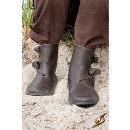 Chaussures Viking Jorvik avec semelle en caoutchouc, marron - Celtic Webmerchant