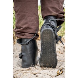 Vikingskor Jorvik med gummisula, svart - Celtic Webmerchant