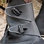 Viking schoenen Jorvik met rubber zool, zwart - Celtic Webmerchant