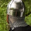 Spangenhelm vichingo con cotta di maglia - Celtic Webmerchant