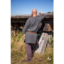 Viking tuniek Arvis, vissegraatmotief, Ranger grijs - Celtic Webmerchant