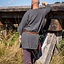 Viking tunic Arvis, herringbone pattern, Ranger grey - Celtic Webmerchant