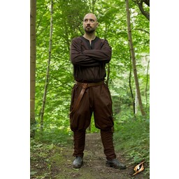 Pantalón vikingo Rollo, marrón - Celtic Webmerchant