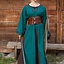 Viking dress Astrid, azure-brown - Celtic Webmerchant