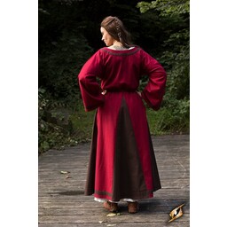 Robe viking Astrid, rouge/marron - Celtic Webmerchant