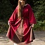 Sukienka wikinga Astrid, czerwono-brązowa - Celtic Webmerchant