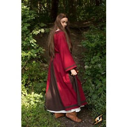 Vikingjurk Astrid, rood/bruin - Celtic Webmerchant