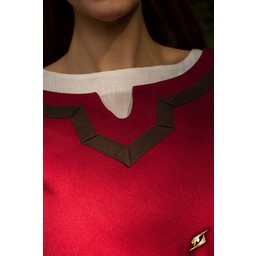 Abito vichingo Astrid, rosso/marrone - Celtic Webmerchant