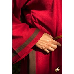 Robe viking Astrid, rouge/marron - Celtic Webmerchant