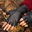 Gants sans doigts avec lacets, noir - Celtic Webmerchant