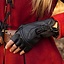 Fingerless gloves with laces, black - Celtic Webmerchant