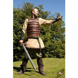 Early Medieval lamellar armour, brown - Celtic Webmerchant
