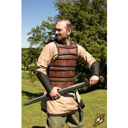 Armadura lamelar medieval temprana, marrón - Celtic Webmerchant