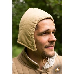 Gepolsterte Bundhaube beige - Celtic Webmerchant