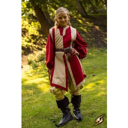 Tabard Geoffrey, beige-rød - Celtic Webmerchant